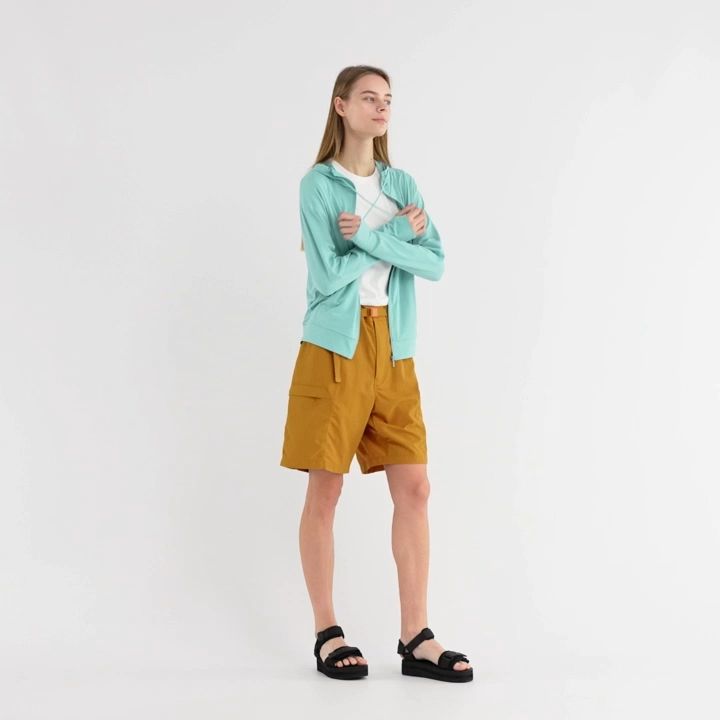 Màu áo chống nắng đẹp hè 2022 Uniqlo Nhật Bản áo chất vải thun lạnh AiRism  làm mát chống tia UV  Áo chống nắng Uniqlo