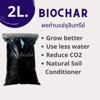 2Liter BIOCHAR SOIL BOOSTER / Natural soil improvement ไบโอชาร์ ถ่านแช่จุลินทรีย์ที่มีส่วนผสมของเชื้อจาวปลวกและเชื้อจุลินทรย์สังเคราะห์แสง