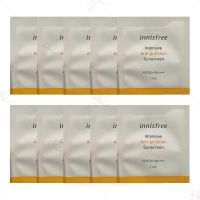 ของแท้ 100% มั่นใจได้ค่ะ (แพค 10 ซอง) Innisfree Intensive Anti-pollution Sunscreen SPF50+ PA++++ (1 ml.*10) ครีมกันแดดสูตรกันน้ำ กันเหงื่อ และควบคุมความมัน