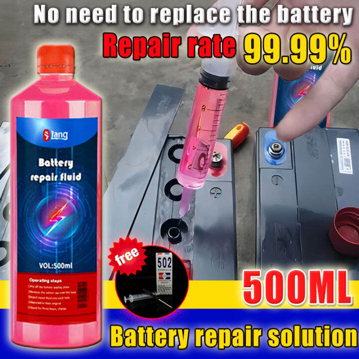 Give away tools👍XX Battery repair solution Battery solution water Battery liquid 500ML repair