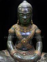 พระเจ้าชายชัยวรมันที่7 ขนาดองค์สูง 37 เซน หน้าตักกว้าง 30 เซน