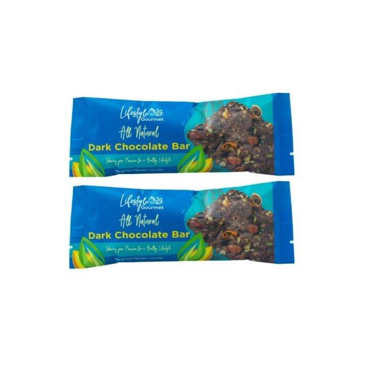 Lifestyle Gourmet Dark Chocolate Bar 40g - Pack Of 2 | Lazada PH