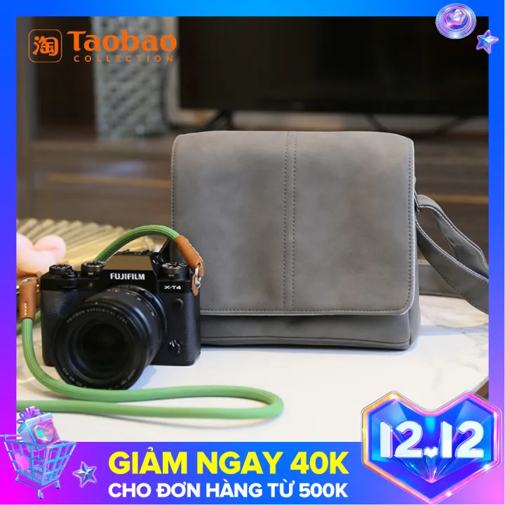 Túi Máy Ảnh Không Gương Lật Túi Đeo Một Bên Vai Dùng Cho Fuji Xs20t5 Túi Kỹ Thuật Số Đeo Chéo Canon R50 200d2 M50