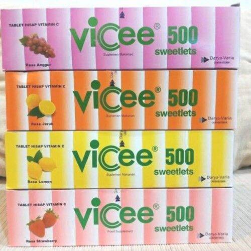 Vicee Vitamin C Mg Box Isi Tablet Lazada Indonesia