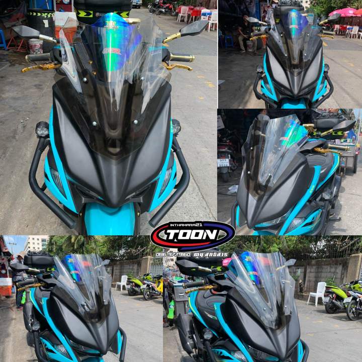 ชุดหน้ากากaerox155-พร้อมชิวแต่ง