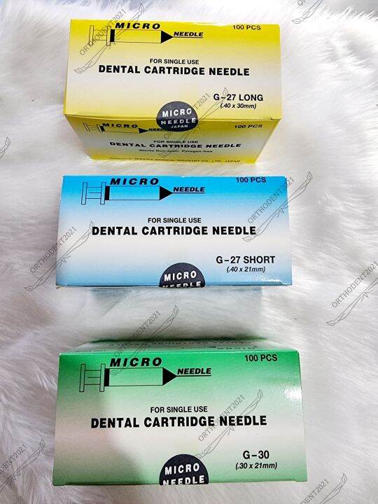 Micro Disposable Dental Needle Short and Long 27G 30G Lazada PH