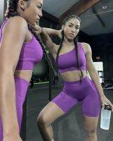 boandtee bo+tee yoga barbell running suit set size L