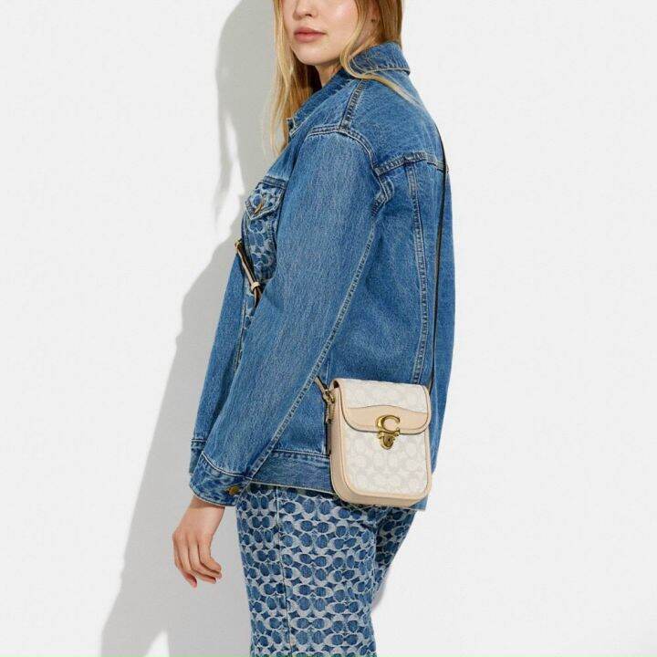 Túi NEW C?️ACH- ?? - TALL STUDIO CROSSBODY siêu đẹp 