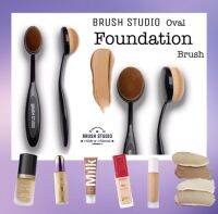 BRUSH STUDIO Oval Foundation Brush แปรงรองพื้นงานผิว#แปรงรอบพื้น#อุปกรณ์ที่รองพื้น