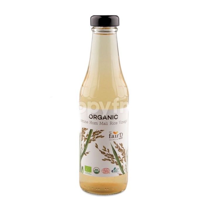 แฟร์ดีพรีเมี่ยม น้ำส้มหมักจากข้าวหอมมะลิ ออร์แกนิค (Fair:D Premium Organic Jasmine Hom Mali Rice Vinegar) 310 Ml.