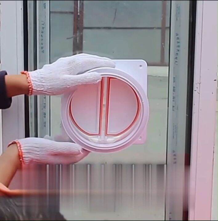 Check Valve Exhaust Fan Round Pipe Backdraft Damper Air Duct Ventilation Grill for Bathroom