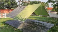 สนามเดินป่าSET TARP I 300ซม.x400ซม.บังแดดกันฝน อุปกรณ์ครบชุด