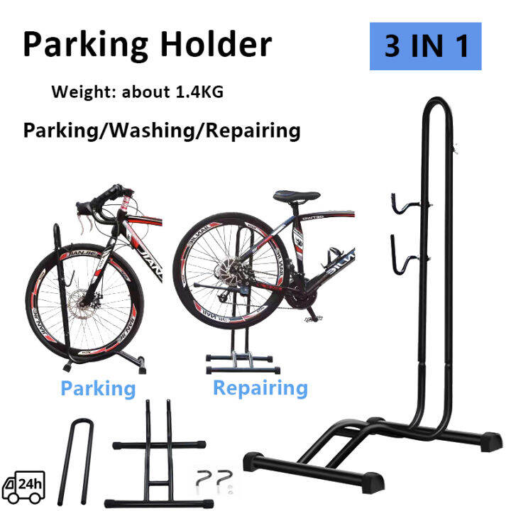 Bike Stand Bicycle Storage Insert parking frame Steel Ltype Cycling