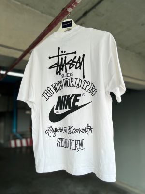 [ของแท้] Nike x Stussy The Wide World Tribe T-Shirt