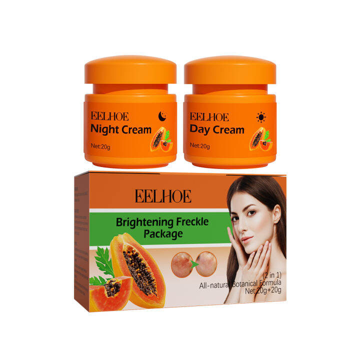 Eelhoe Papaya Day Night Cream Remove Dark Spots Melanin Black Dots