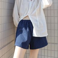 Theremin Summer shorts ( jeans, black, white) กางเกงขาสั้นยางยืดเอวกลาง