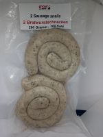 1 × 2 Bratwurstschnecken 1 × 270 bis 290 Gramm / TGM 1 × 2 bratwurst snails 1 × 270 to 290 grams