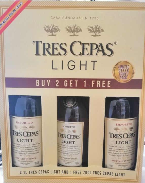 Tres Cepas 2+1 | Lazada PH: Buy sell online Brandy with cheap price ...