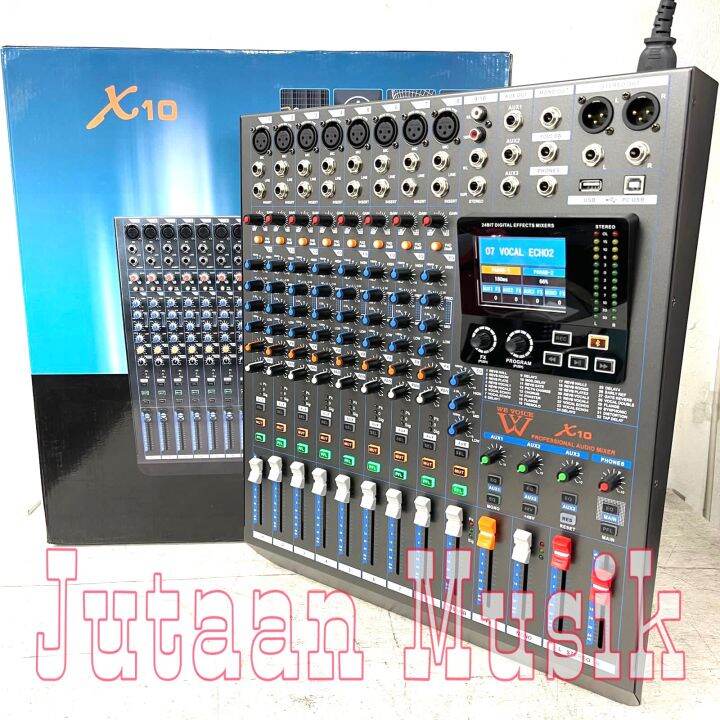 Mixer Audio We Voice X10 10 Channel Mixing Wevoice X 10 ( Bayar Ditempat ) Lazada Indonesia