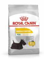 Royal Canin  MINI DERMACOMFORT   อาหารสุนัขโต พันธุ์เล็ก ผิวแพ้ง่าย ชนิดเม็ด  ขนาด 1 Kg.