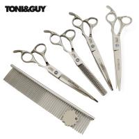 กรรไกรตัดขนสุนัขและแมว ขนาด 7นิ้ว Toni&amp;guy มี4ด้าม(มีกระเป๋า)