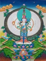 Avalokiteshwor (Chenrezik) thangka painting