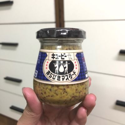 Kewpie Arabiki Wholegrain Mustard คิวพี โฮลเกรนมัสตาร์ด จากประเทศญี่ปุ่น