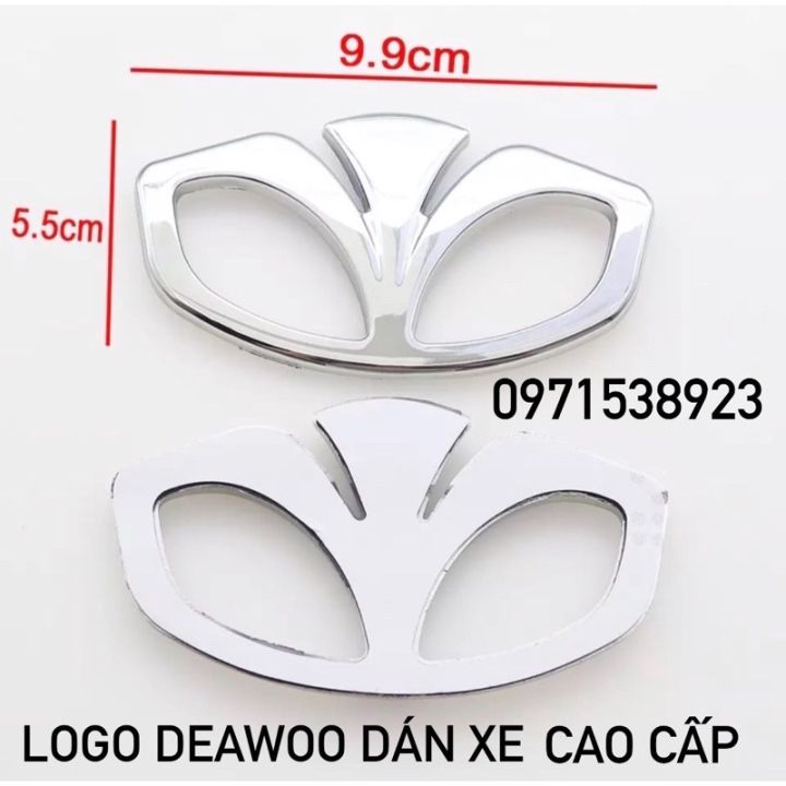 Logo Daewoo dán xe cao cấp trước hoặc sau | Lazada.vn