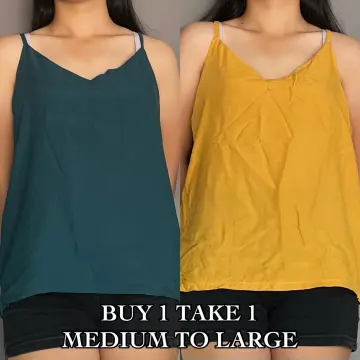 ODS PLUS SIZE SANDO FITS Large to 2XL 1PC SPAGHETTI STRAP spagetti sando  for women XXL top for women