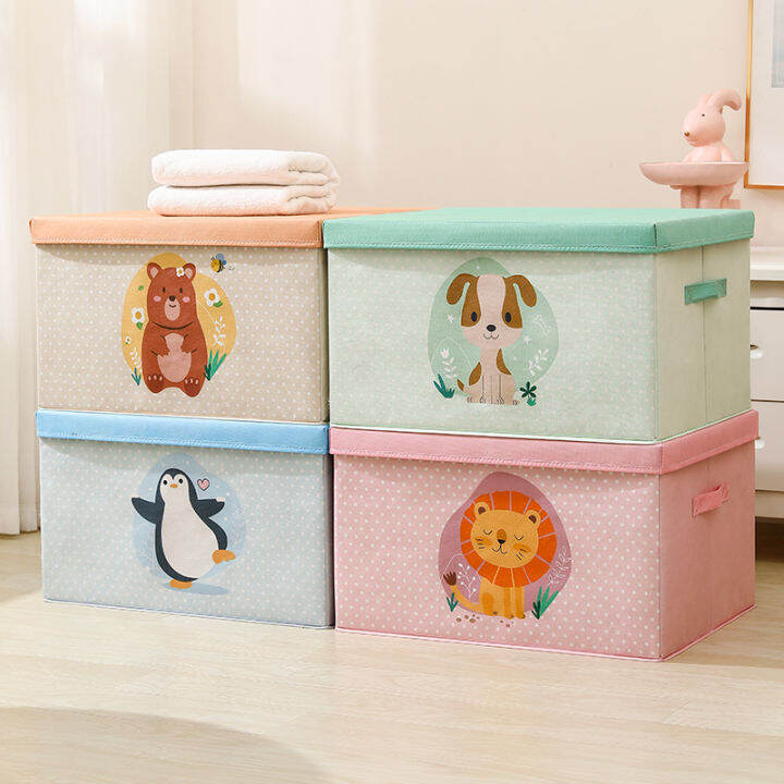 Household Fabrics Storage Box Clothes Wardrobe Storage Box Cartoon