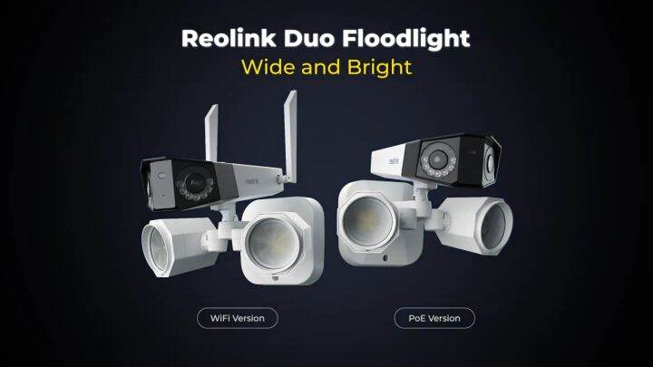 REOLINK Duo Floodlight PoE 4K Security Camera System, IP Outdoor Camera ...