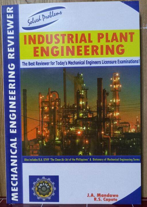 INDUSTRIAL PLANT ENGINEERING BY CAPOTE. Lazada PH