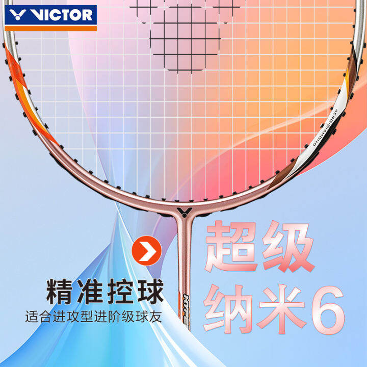 Official Website Authentic Victor Victory Badminton Racket Super Nano 6 