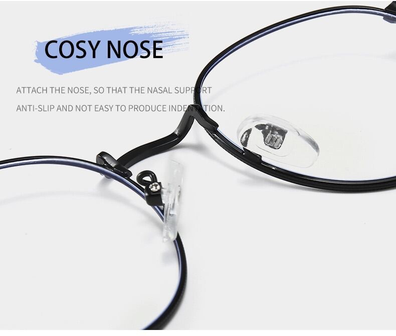 Korea Style Unisex Spectral Frame Clear Lens Round Glasses Fashion Simple Design Frame Glasses No Power Cermin Mata