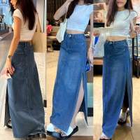 SAZA DENIM SKIRT(3-5วันจัดส่ง)