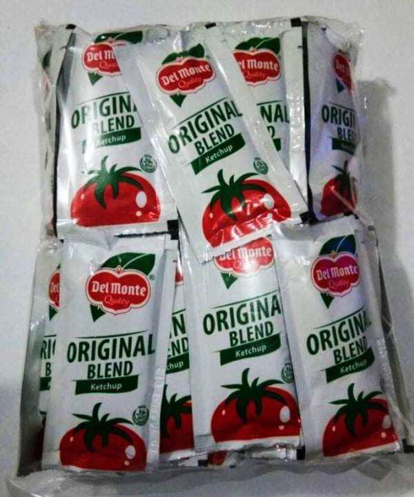 50pcs - KETCHUP SACHETS Del Monte | Lazada PH