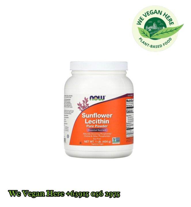 Sunflower Lecithin Pure Powder 454g Lazada PH