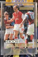 DENNIS BERGKAMP การ์ดฟุตบอล ⚽️Merlin’s Premier Gold?? Arsenal Football Club