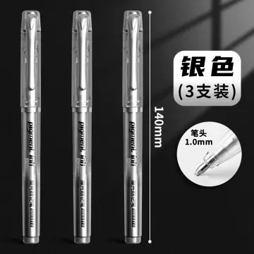 3pcs White, 1pc Golden & 1pc Silvery Gel Pens, 0.8mm Highlighter Pens, Fine  Point Ink