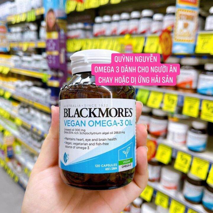 Blackmores Vegan Omega 3 Oil 120 viên Lazada.vn