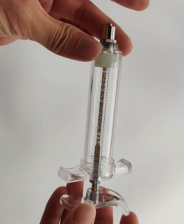 10ml Veterinary Adjustable Fiberglass Syringe with 1 Dozen Needles TPX