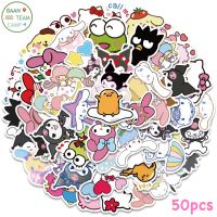 สติ๊กเกอร์ Sanrio 387 ซานริโอ 50ชิ้น กันน้ำ คละลายไม่ซ้ำแบบ Sticker kuromi Mymelody มายเมโลดี้