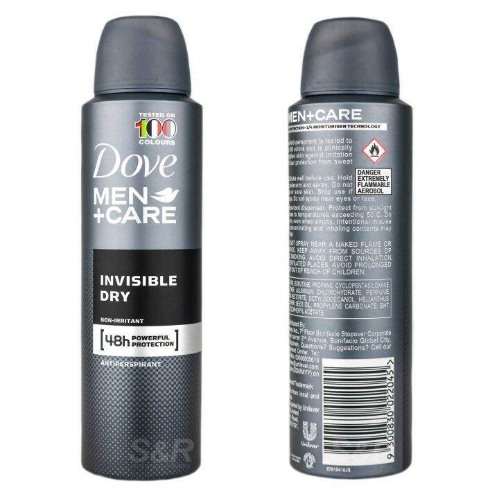 Dove Men Care Invisible Dry Deodorant Spray 150ml Lazada Ph 9198