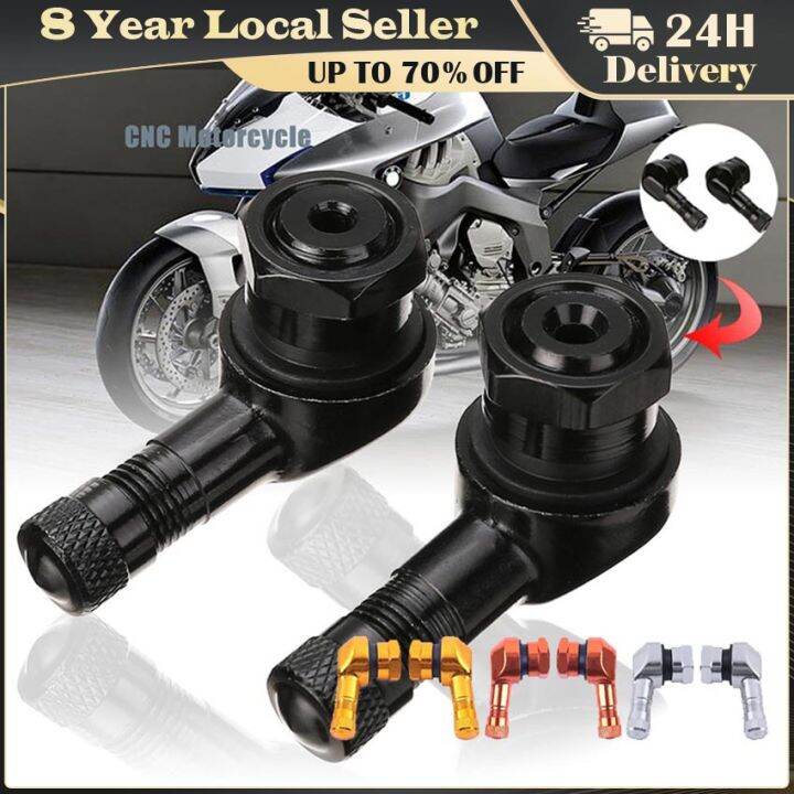 ️【Same Day Delivery】 90 Degree CNC Motorcycle Tire Valve Stems