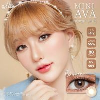 คอนเเทคเลนส์ (Kitty kawaii) mini Ava brown (dia 14.2) มินิ ava