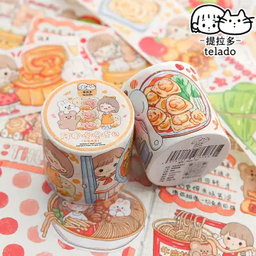 Cartoon Characters And Paper Stickers Ins Hand Account Material