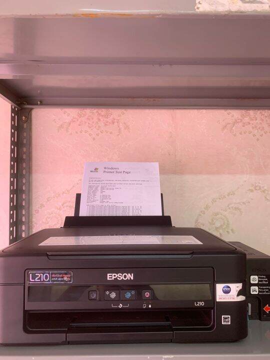 PRINTER EPSON L210 SIAP PAKAI KONDISI NORMAL, packing kayu Lazada