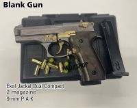 Blank Ekol Jackal Dual Compact M92 Full-Auto สีเทาไกทอง 9mm P.A.K.เหมาะสำหรับการถ่ายทำภาพยนตร์ สะสม มือ1