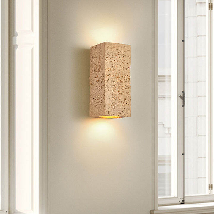Yiliangfeng Wall Lamp Bedroom Bedside Lamp Japanese Style Minimalist