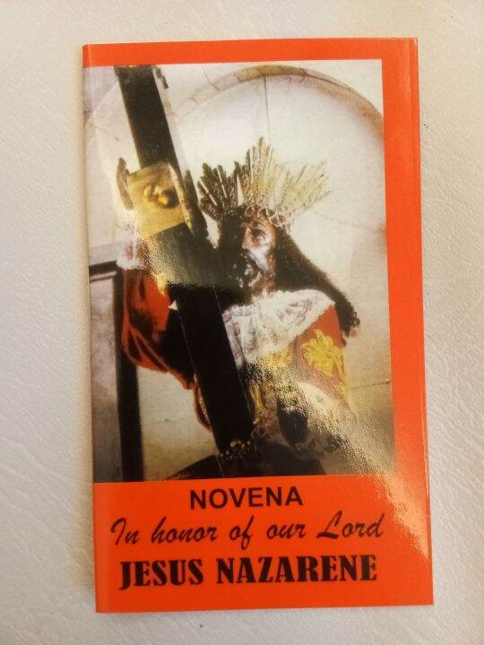 English Novena Lord Jesus Nazarene Black Nazareno Novenario nobena